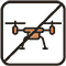 Piktogramm: Drohnenflugverbot