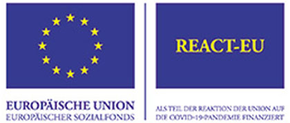 Logo Europäischer Sozialfonds- Projekt REACT-EU
