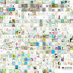 Diese Collage aus den eingereichten Briefmarken-Beiträgen zeigt die bunte Vielfalt der Einsendungen. Grafik: Andreas Stumpp