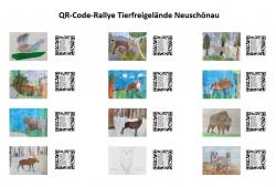 Eine QR-Code-Rallye zu den Tierarten, die es im Tier-Freigelände des Nationalparks gibt, wurde von der Realschule Freyung erstellt.