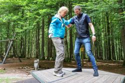 Team Umweltbildung: Yvonne Würfel und Martin Wagner.