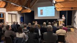 Friederike Lang referierte im November im Waldgeschichtlichen Museum über die schwindende Humusauflage. Foto: Gregor Wolf