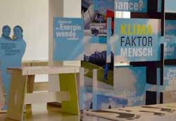 Ausstellung "Klima Faktor Mensch". Foto: LfU