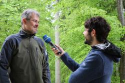 Pavel Becka im Gespräch mit BR-Moderator Andi Christl. Foto: Gregor Wolf