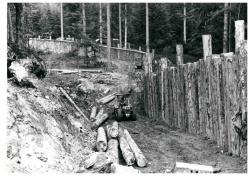 20. September 1974 - Bau des Bärengeheges. Foto: Archiv
