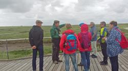 Neben dem Dialog mit Lehrerkollegen standen für die Bayerwald-Delegation auch Führungen mit Wattenmeer-Rangern auf dem Programm. (Foto: Thomas Michler/Nationalpark Bayerischer Wald)