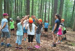 Spannende Spiele inmitten des Nationalparks Bayerischer Wald und vieles mehr erwarten die Kinder bei den Aktionen des Ferienprogramms (Foto: Anna Herrmann  / Nationalparkverwaltung Bayerischer Wald).