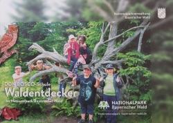 Unter anderem Illustrationen und Gemälde der Schüler beinhaltet die Broschüre „Waldentdecker“.