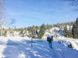 An der Reschbachklause vorbei führt die Tour mit Nationalpark-Ranger Siegfried Schreib am 1. Februar. (Foto: Sandra Schrönghammer)