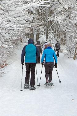 Eine leichte Schneeschuhtour mit meditativen Impulsen gibt’s am Sonntag, 23. Februar. (Foto: Gregor Wolf)