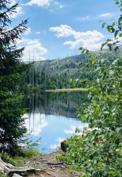 Zum Lakasee führt die grenzüberschreitende Radtour am Sonntag, 11. September (Foto: Manfred Luderer)