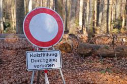 Der Adamweg muss maximal zwei Tage lang gesperrt werden.