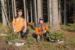 Durchlaufen beim Nationalpark die Forstwirt-Lehre: Friederike Wetzel und Christoph Süß