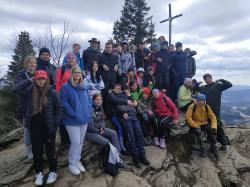 Ein Höhepunkt bei den bayerisch-tschechischen Treffen war die Wanderung auf den Großen Falkenstein. (Foto: Martina Engelmaierova/Nationalpark Bayerischer Wald)