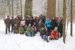 Die Junior-Ranger-Betreuer der Nationalen Naturlandschaften lernten den Bayerwald bei einigen Exkursionen hautnah kennen. (Foto: Gregor Wolf/Nationalpark Bayerischer Wald)