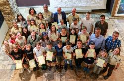 45 Schülerinnen und Schüler aus der Nationalpark-Region wollten in diesen Sommerferien Junior Ranger werden. (Foto: Nationalpark Bayerischer Wald)