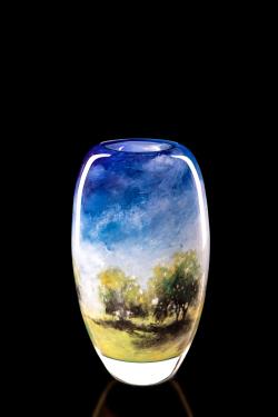 Bei der Ausstellung „Glas und Malerei“ zeigt der Frauenauer Künstler Rainer Metzger seine faszinierenden Arbeiten. (Foto: Rainer Metzger/Nationalpark Bayerischer Wald)