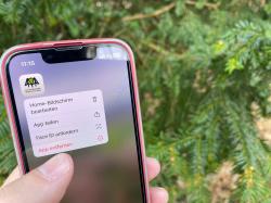 Die Nationalpark-App steht nicht mehr zum Download zur Verfügung. Foto: Gregor Wolf