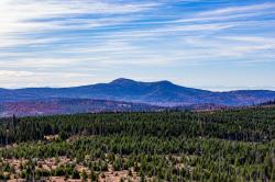 Vom Aussichtsturm auf dem Polednik (Mittagsberg) haben Teilnehmer eine einmalige Aussicht auf die Nationalparkregion und umliegende Berggipfel, wie den Großen Rachel. (Foto: Andreas Stumpp/Nationalpark Bayerischer Wald)