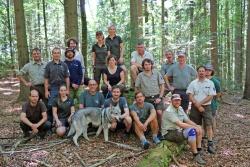 Ranger aus fünf Großschutzgebieten tauschten sich jüngst im Nationalpark Bayerischer Wald über die Herausforderungen ihrer Arbeit aus.  (Foto: Gregor Wolf/Nationalpark Bayerischer Wald)