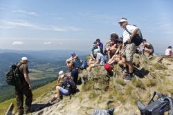 Auch Exkursionen in die über 1300 Meter hoch gelegenen Gipfellagen des Bieszczady-Nationalpark standen auf dem Programm. (Foto: Steffen Krieger)