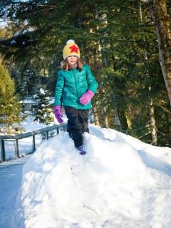 Viel Spaß im Schnee steht beim Faschingsferienprogramm des Nationalparks Bayerischer Wald auf dem Programm. (Foto: Daniela Blöchinger)