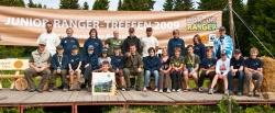 Junior Ranger aus dem Nationalpark Bayerischer Wald beim 7. Deutschen Junior Ranger-Treffen im Nationalpark Harz.