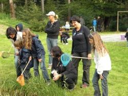 Für Kinder und Jugendliche bietet das Jugendwaldheim eine umfassende und abwechslungsreiche Betreuung für ein ungetrübtes Natur- und Walderlebnis.  Foto:  Nationalpark Archiv