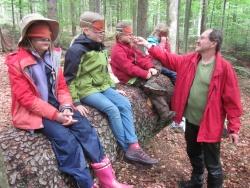 Schwammerl schmecken: die Teilnehmer der Schammerltage im Hans Eisenmann Haus erriechen die Pilze des Waldes