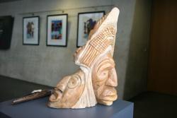 Exponat der Ausstellung „Kunst und Geschichte der Inuit und der Indianer Amerikas“ im Haus zur Wildnis