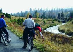 Neues erkunden und Altes wiederentdecken – dazu laden die geführten Radtouren in den Nationalpark Šumava ein. (Foto: NPV Bayerischer Wald)