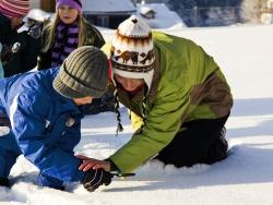 Keine Zeit für Winterschlaf: Das aktuelle Programm des Nationalparks hat besonders für Kinder wieder viel zu bieten.