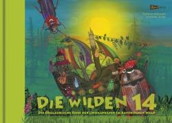 Bilderbuch „Die wilden 14“: Auf 48 Seiten erzählen Autor Thomas Michler und Illustratorin Susanne Zuda von der unglaublichen Reise der Urwaldkäfer im Bayerischen Wald. Bild(er): edition Lichtland