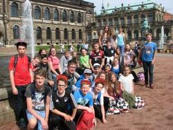 Sightseeingtour in der sächsischen Hauptstadt Dresden: Besuch im Zwinger (Foto: NPV)