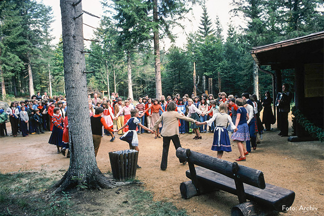 1978 wurde zudem das Waldspielgelände bei Spiegelau eröffnet. Seitdem wurde es stetig erweitert. Foto: Archiv