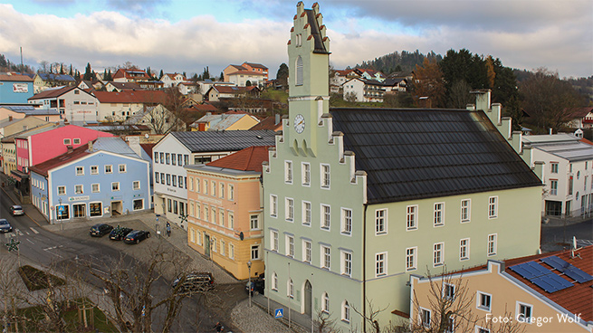 Der Hauptsitz der Nationalparkverwaltung Bayerischer Wald befindet sich am Stadtplatz in Grafenau